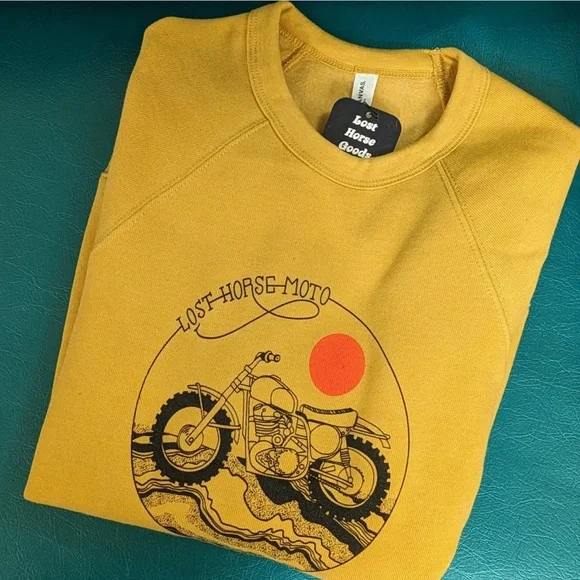 Lost Horse Moto Sweatshirt Joshua Tree XS - Picture 4 of 6